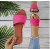 Pink flat sandals